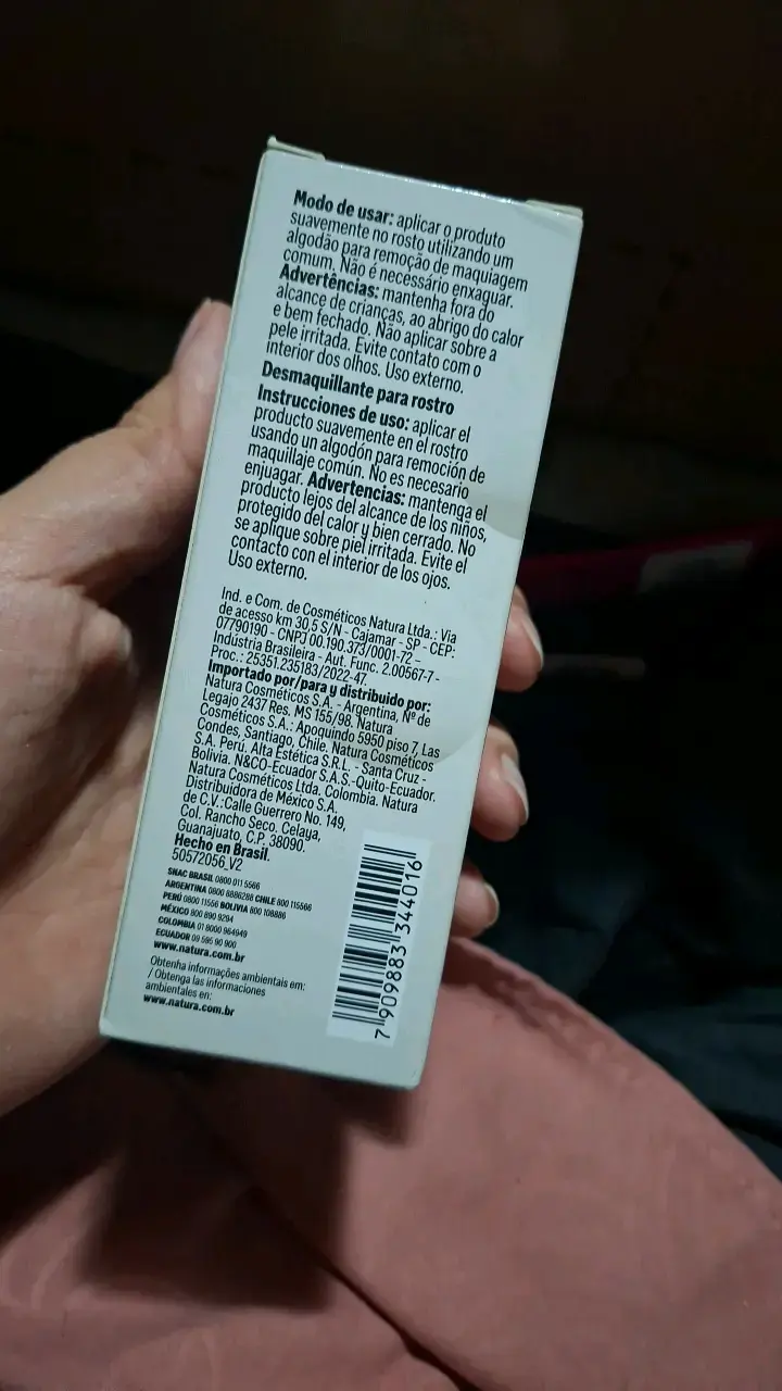 Desmaquillante Natura Faces 3 en 1 120ml - 4