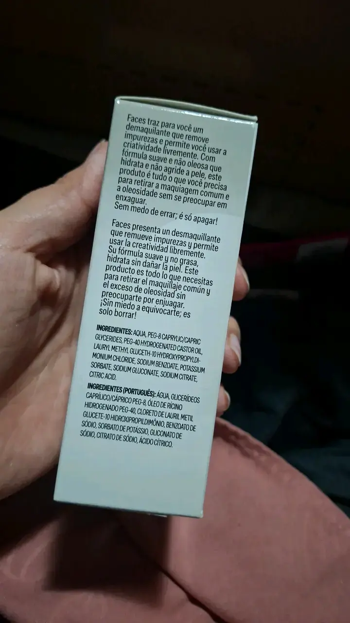 Desmaquillante Natura Faces 3 en 1 120ml - 5