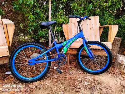 Bicicleta infantil azul ZGP - miniatura 1