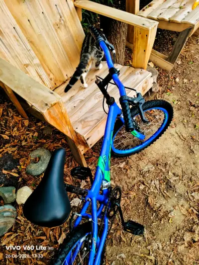 Bicicleta infantil azul ZGP - miniatura 2