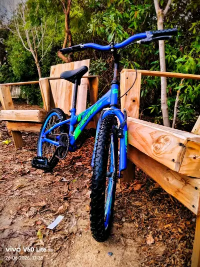 Bicicleta infantil azul ZGP - miniatura 3