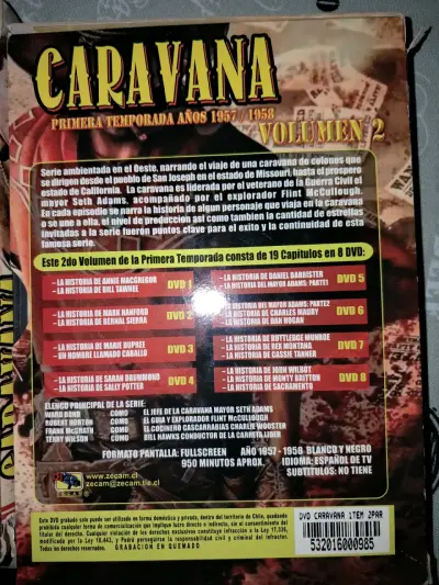 Colección DVD Caravana Temporada 1 Volumen 1 y 2 - miniatura 3