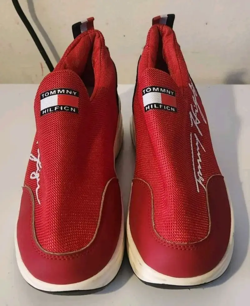 Zapatillas Tommy Hilfiger rojas réplica nuevas - 2