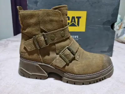 Botas Caterpillar de cuero marrón - miniatura 2