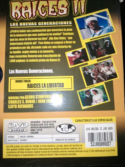 Colección de DVDs Raíces y Raíces II - miniatura 5