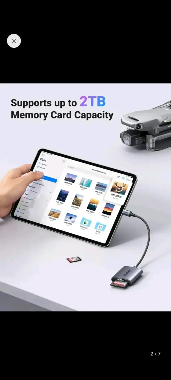 Lector de tarjetas UGREEN 2TB USB-C - 1