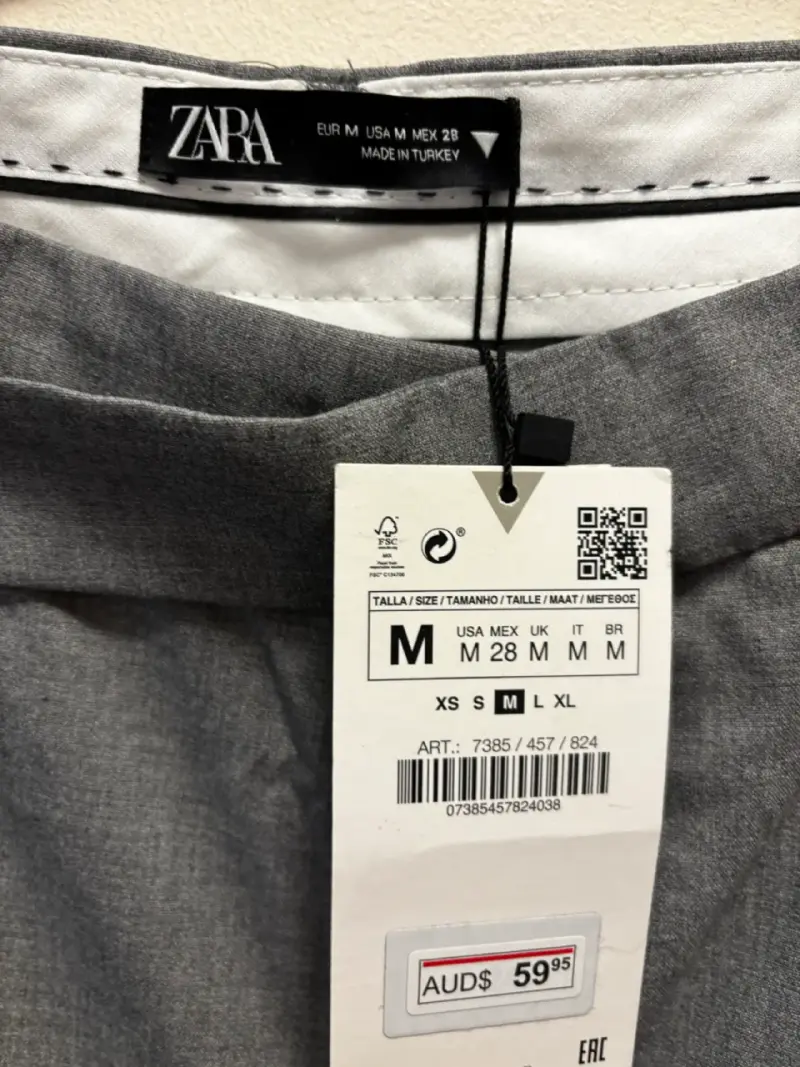 NUEVO -Pantalones grises Zara para mujer - 2