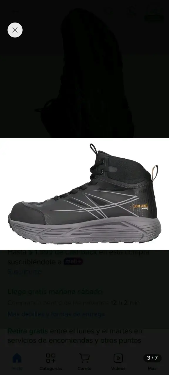 Botas de seguridad negras con punta reforzada - 2
