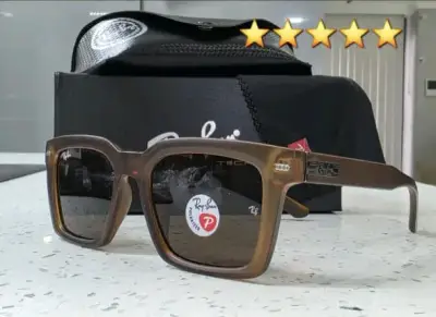 Gafas de sol Ray-Ban marrones polarizadas - miniatura 1