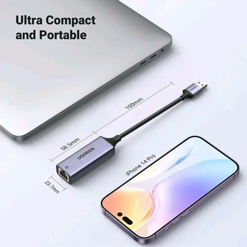 Adaptador USB a Ethernet UGREEN - 2