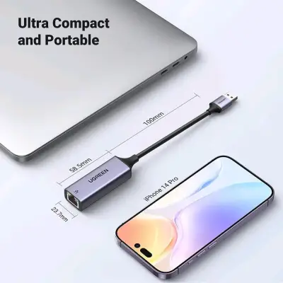 Adaptador USB a Ethernet UGREEN - miniatura 2