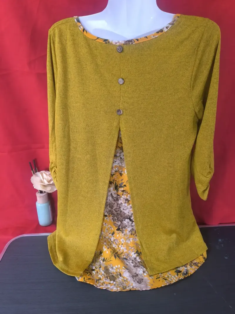 Blusas con detalle floral, con encaje. - 2