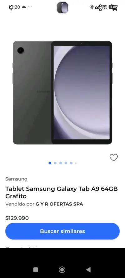Tablet de pantalla táctil negra - miniatura 5