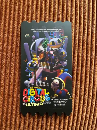Carta conmemorativa cinemark Digital Circu - miniatura 1