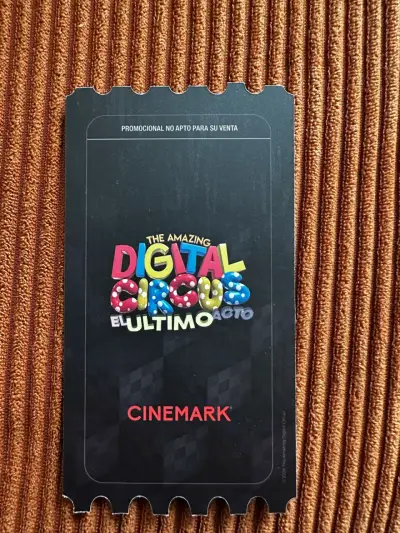 Carta conmemorativa cinemark Digital Circu - miniatura 2