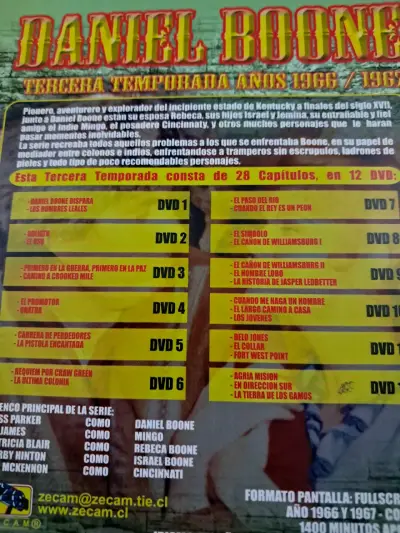 Colección de DVDs Daniel Boone - miniatura 5