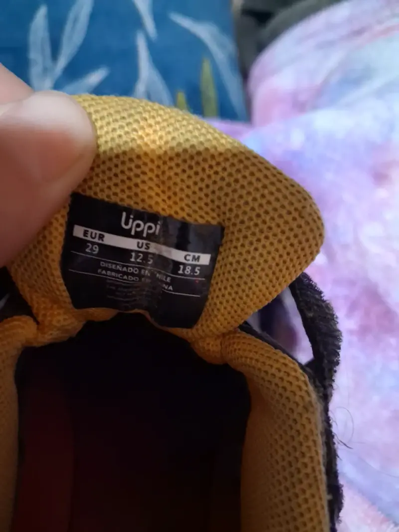 Zapatillas infantiles lippi gris y amarillo - 2