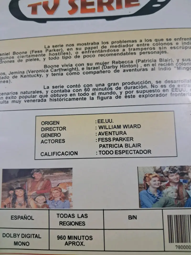 Colección de DVDs Daniel Boone - 3