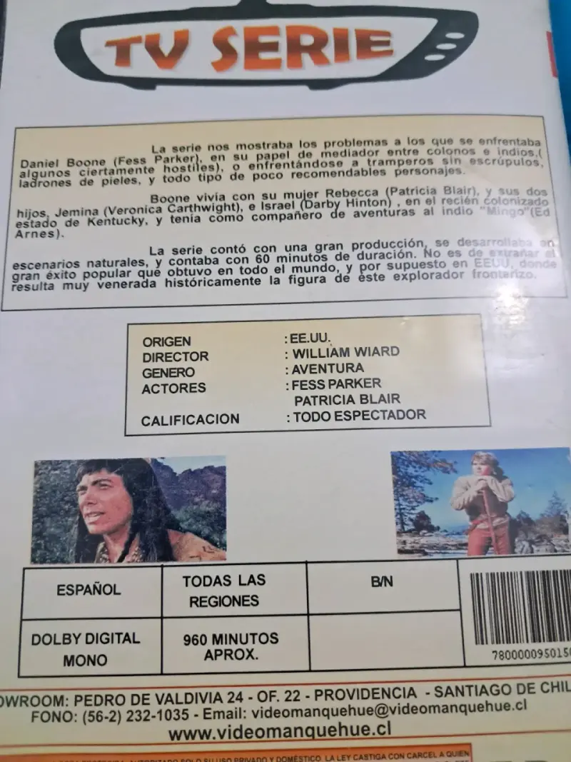 Colección de DVDs Daniel Boone - 5
