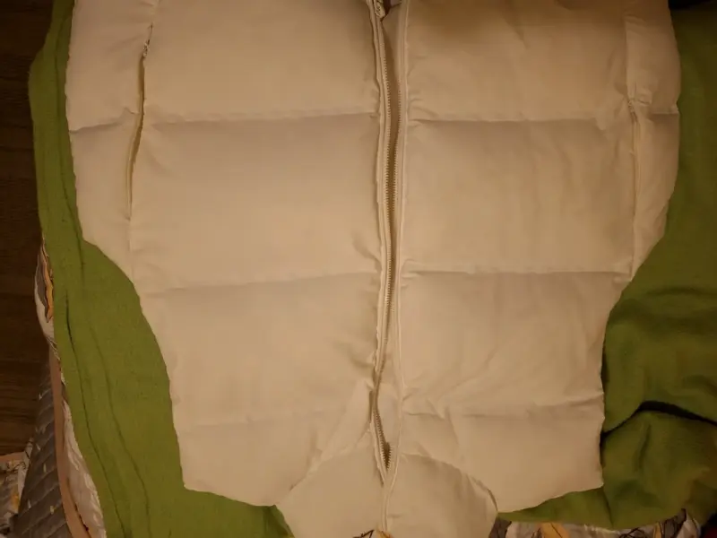 Parka beige para invierno - 1