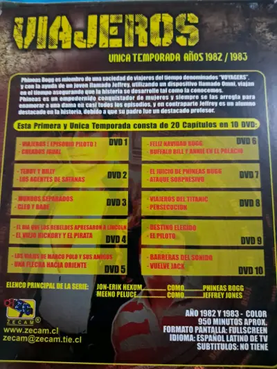 Serie de culto Viajeros en DVD - miniatura 2