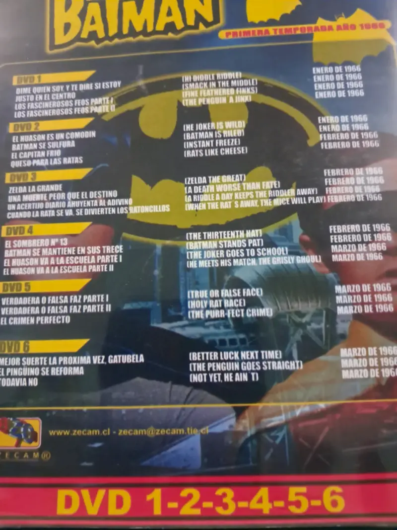 Colección Batman Primera Temporada 1966 DVD - 4