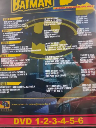 Colección Batman Primera Temporada 1966 DVD - miniatura 4
