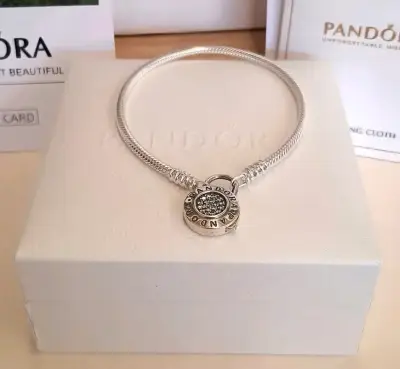 Pulsera Pandora de plata con dije - miniatura 3