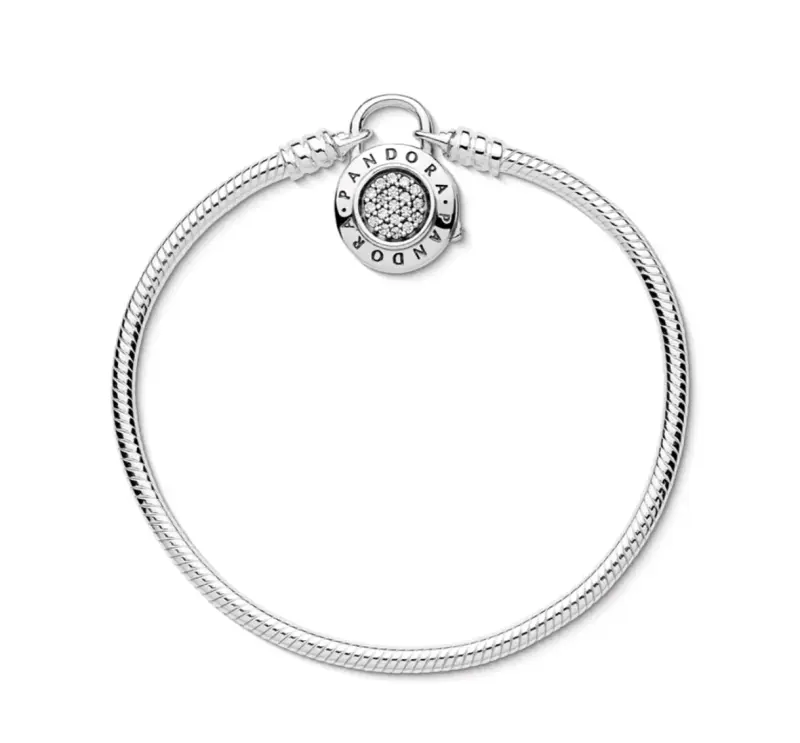 Pulsera Pandora de plata con dije - 5
