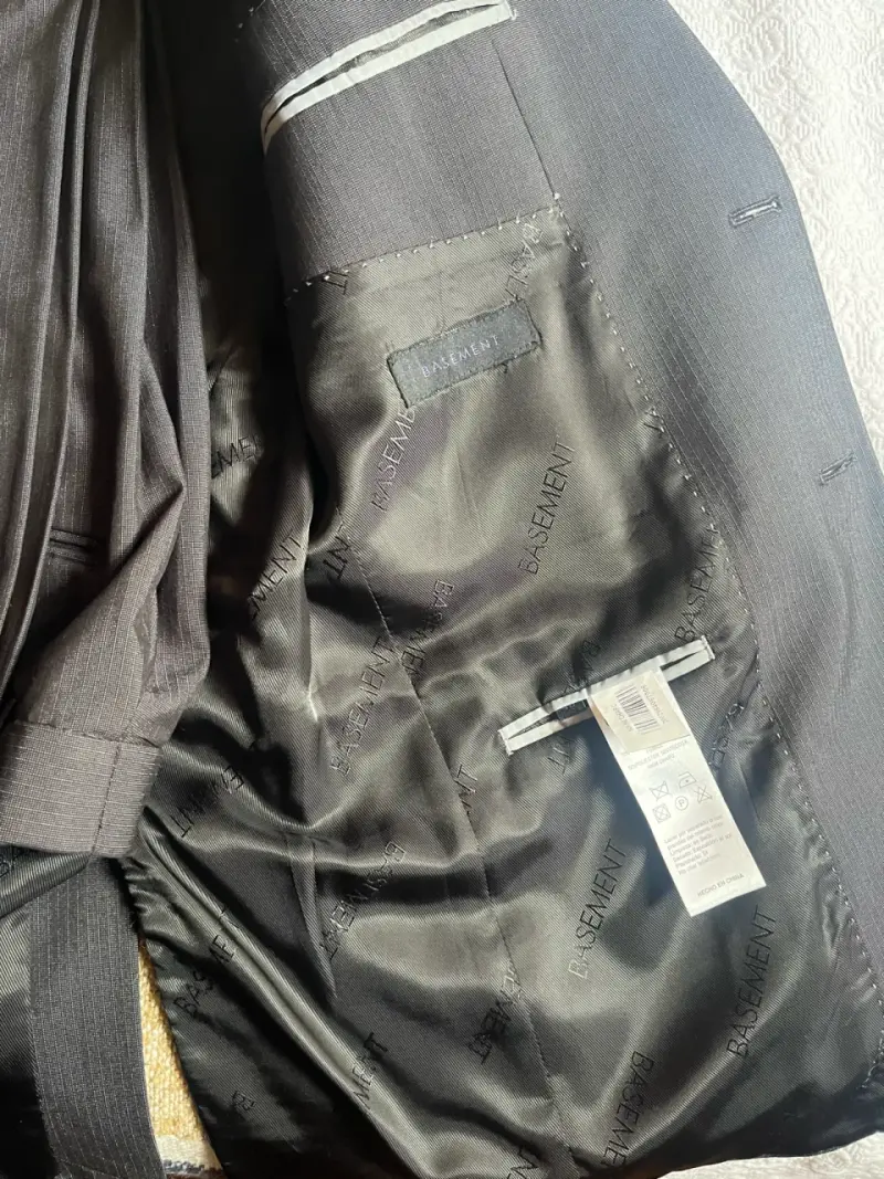 Traje formal gris para hombre - 2