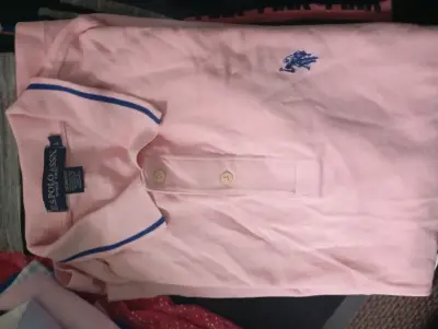Polera polo USPA rosa para hombre - miniatura 2
