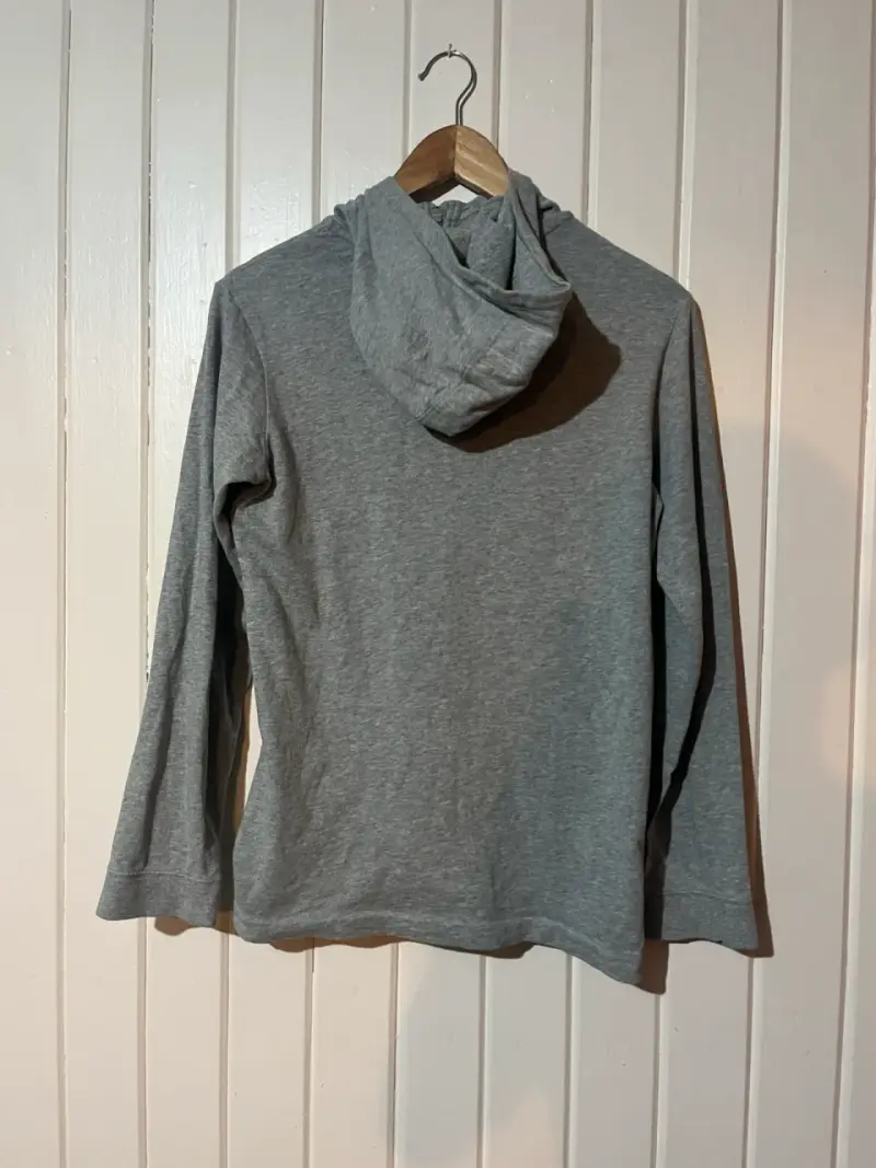 Polerón Nike gris con cierre - 3