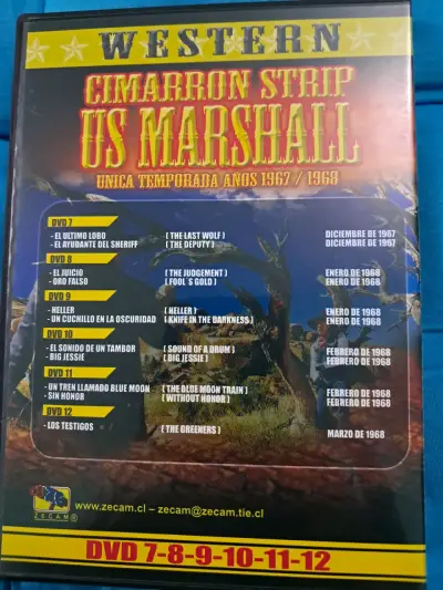 Colección DVD Cimarron Strip US Marshall - miniatura 5