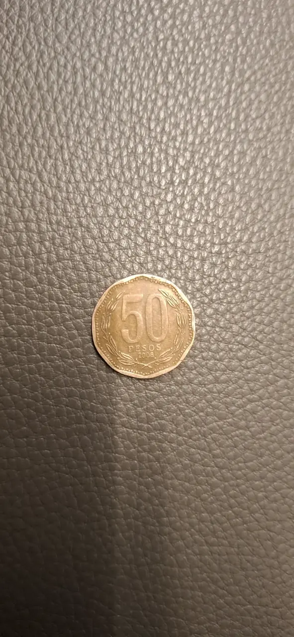 Moneda chilena de 50 pesos 2008 "CHIIE" - 1