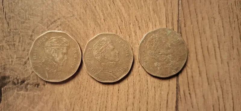 Moneda chilena de 50 pesos 2008 "CHIIE" - 3
