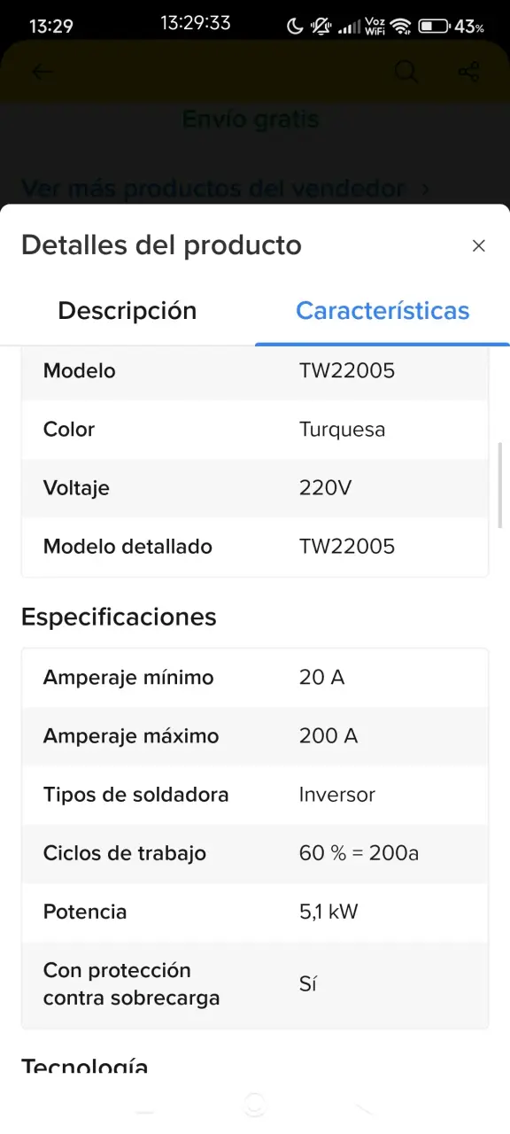 Soldadora inverter Total GBT 200A - 3