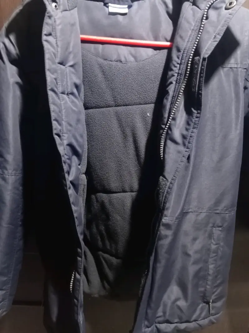 Chaqueta azul con capucha para niño - 3