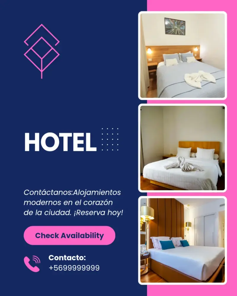 Pack de 3 Flyers para Hotel, Airbnb y Hospedaje. - 2
