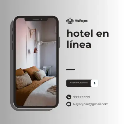 Pack de 3 Flyers para Hotel, Airbnb y Hospedaje. - miniatura 3