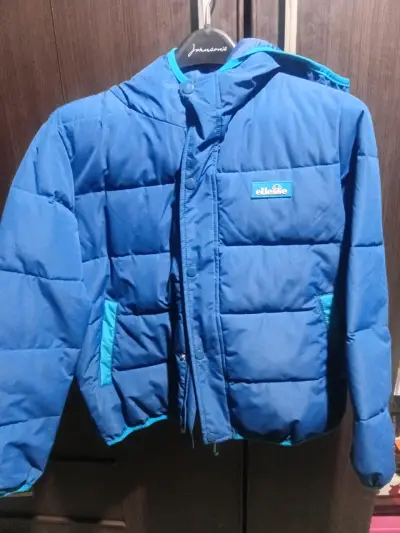 Chaqueta acolchada azul Ellesse para niño - miniatura 1