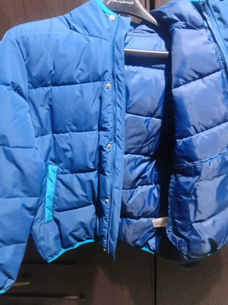 Chaqueta acolchada azul Ellesse para niño - 3