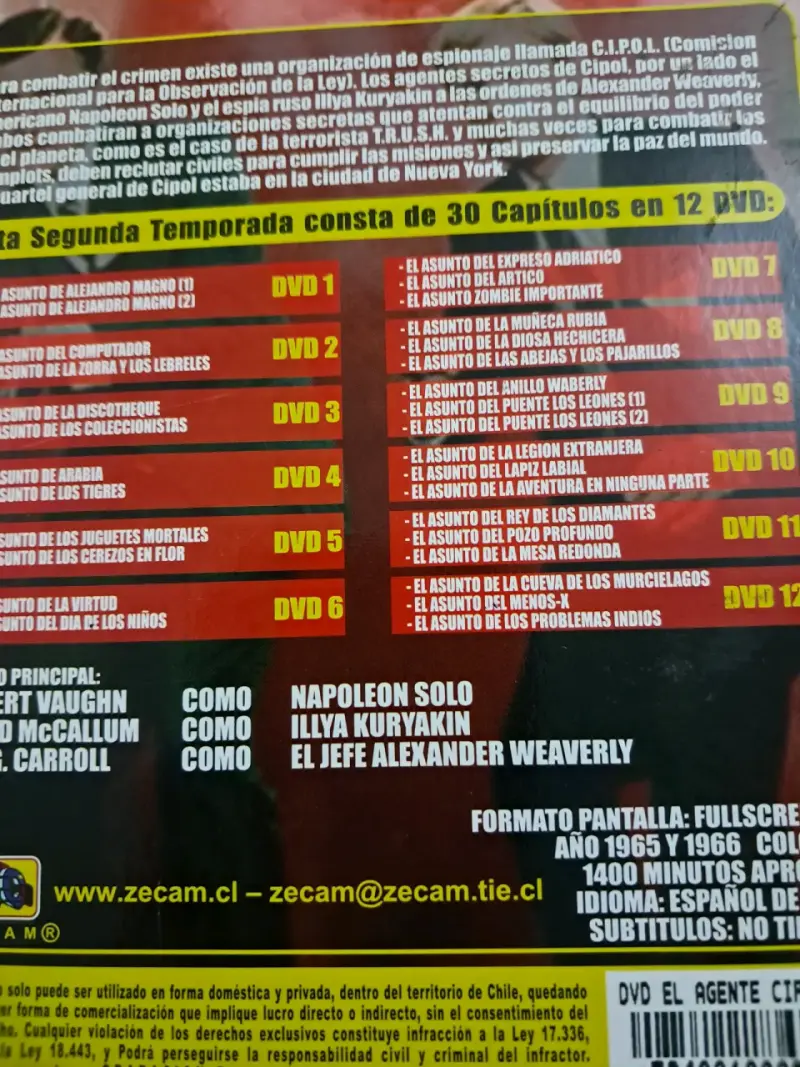 Colección DVD El Agente de C.I.P.O.L. Temporada 2 - 2