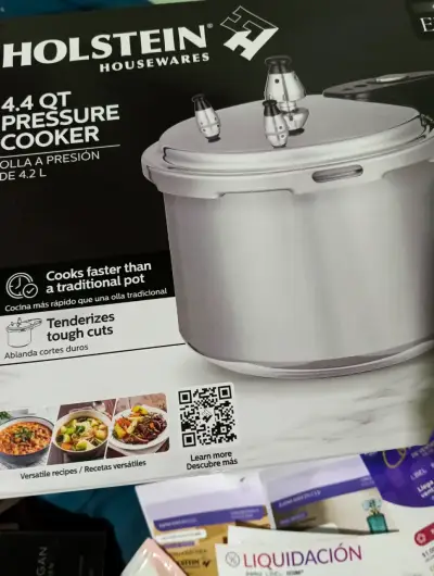 Olla a presión Holstein 4.4L acero inoxidable - miniatura 1