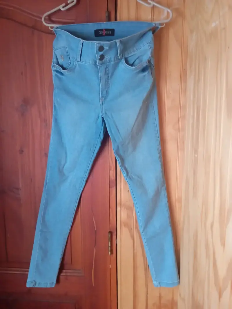 Jeans azul claro para mujer - 2