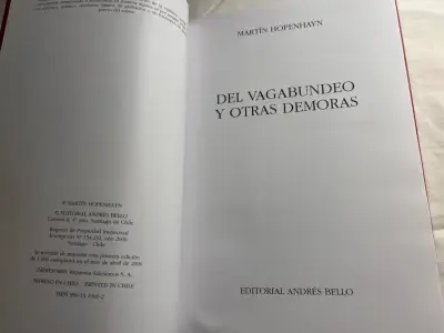 Libro 'Del vagabundeo y otras demoras' de Martín Hopenhayn - miniatura 2