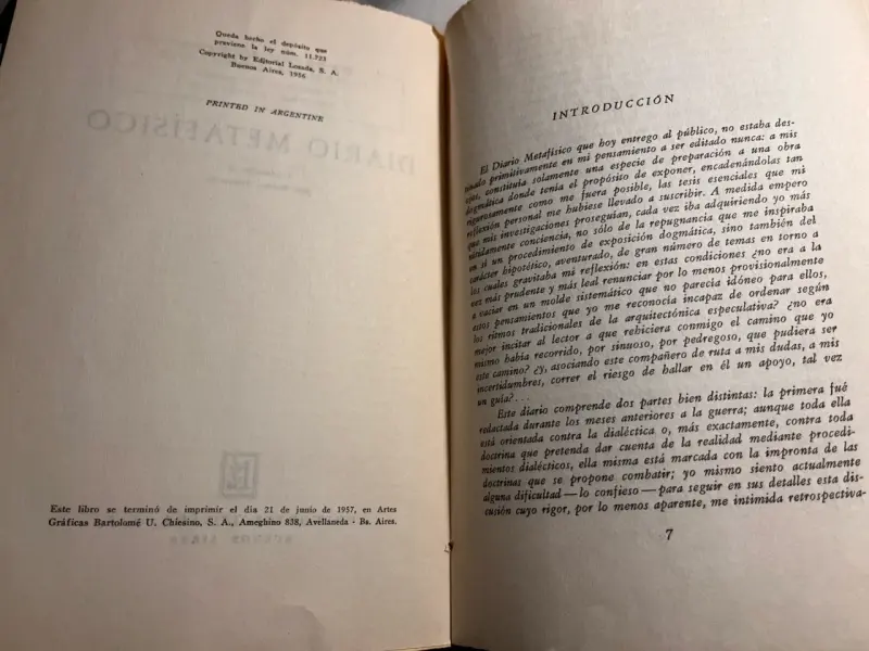 Libro Diario Metafísico de Gabriel Marcel - 2