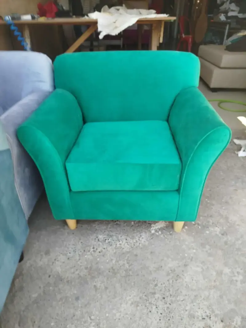 Sillón individual verde moderno - 2