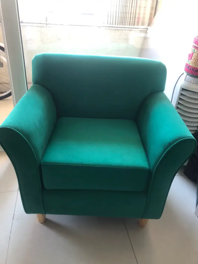 Sillón individual verde moderno - 3