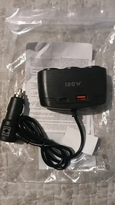 Adaptador de corriente para auto 120W - miniatura 1