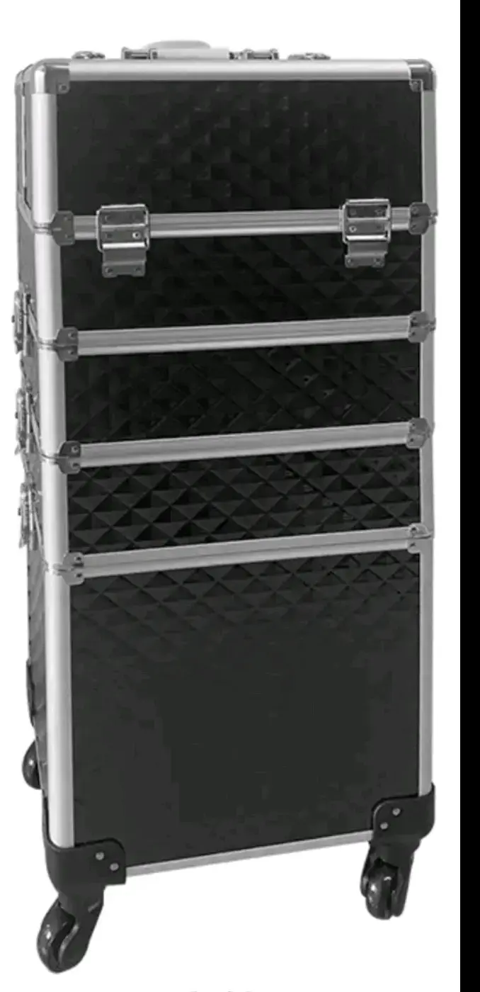 Maleta organizadora de maquillaje con ruedas - 2
